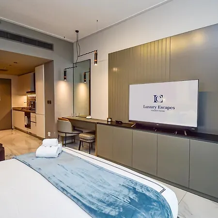 Luxury Escapes - Large & Brand New Studio Apt Business Bay - Mag Dubaï Extérieur photo